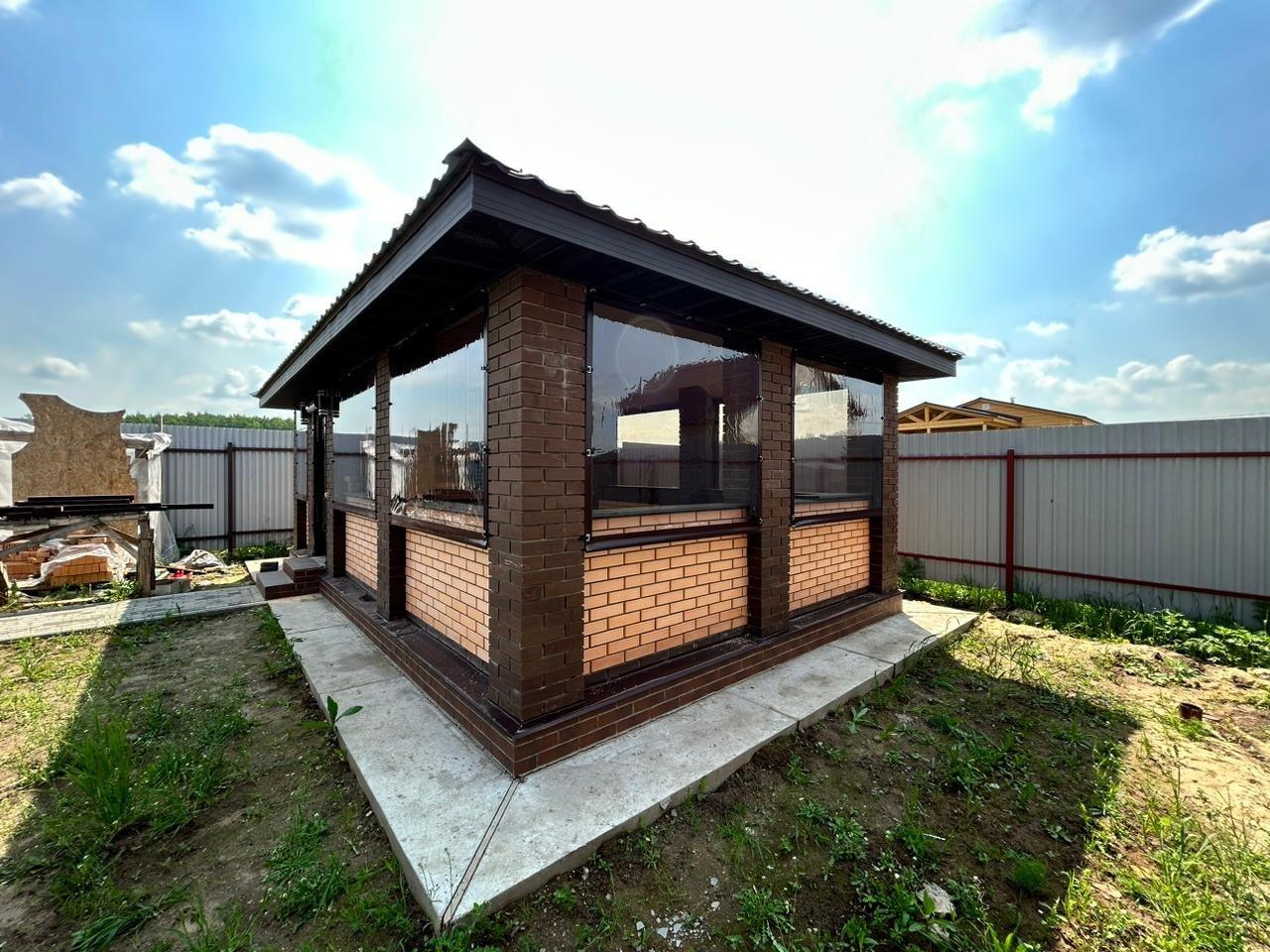 Мягкие окна для беседки