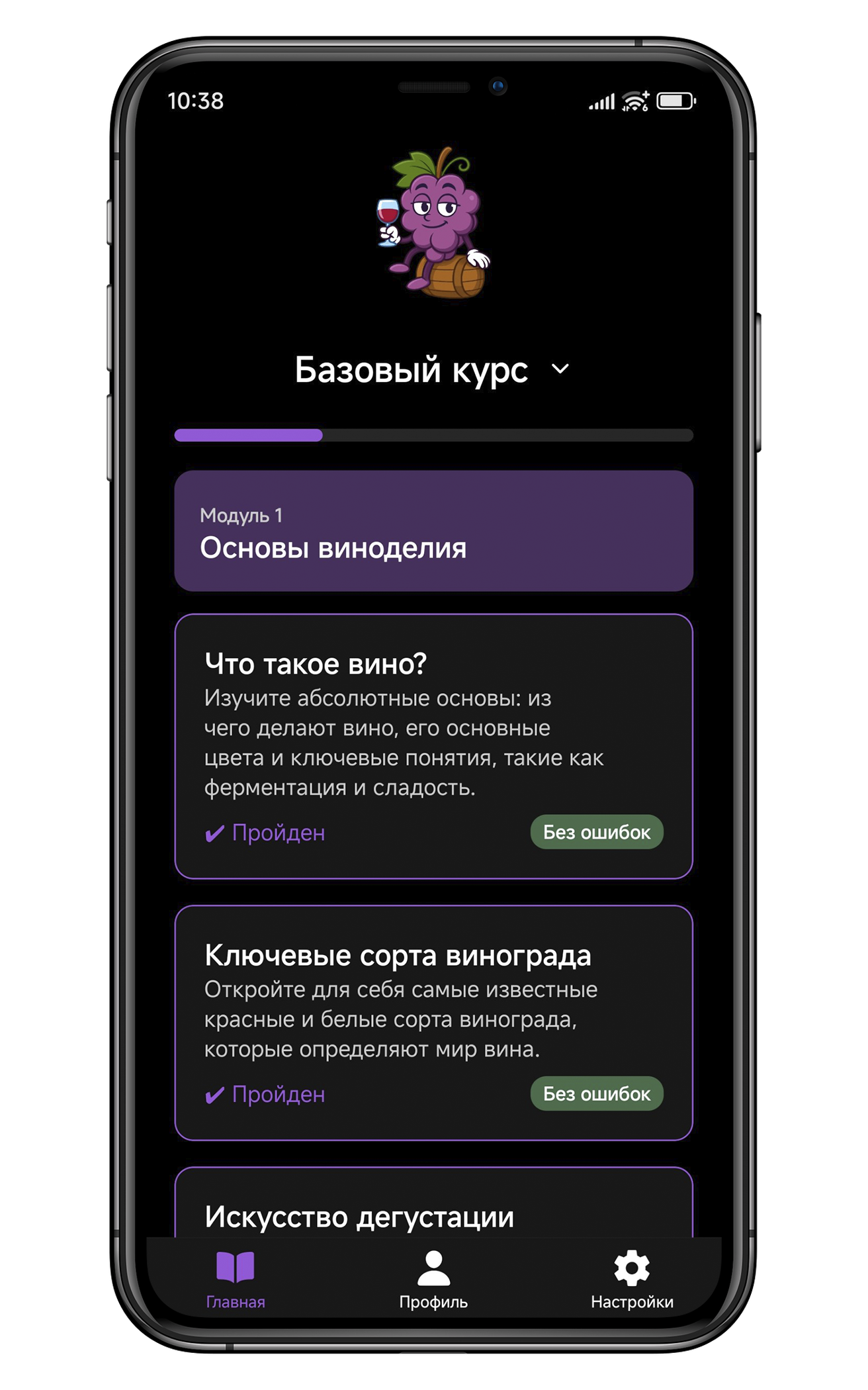 SipWise: Домашний экран