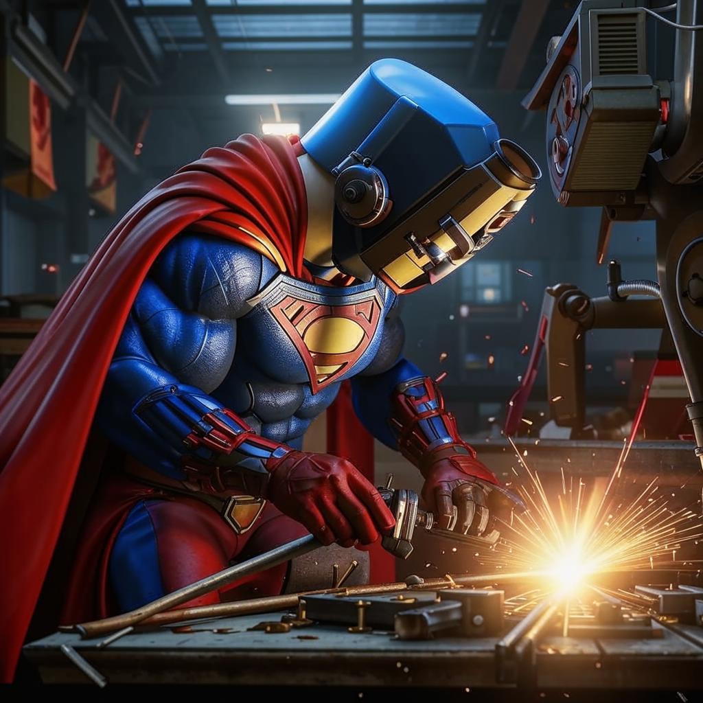 супергероййв сварочной маске с описанием title image alt