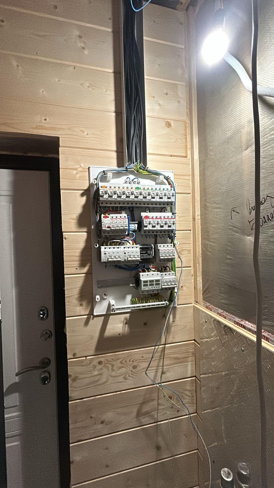 Электрический щит в каркасном доме