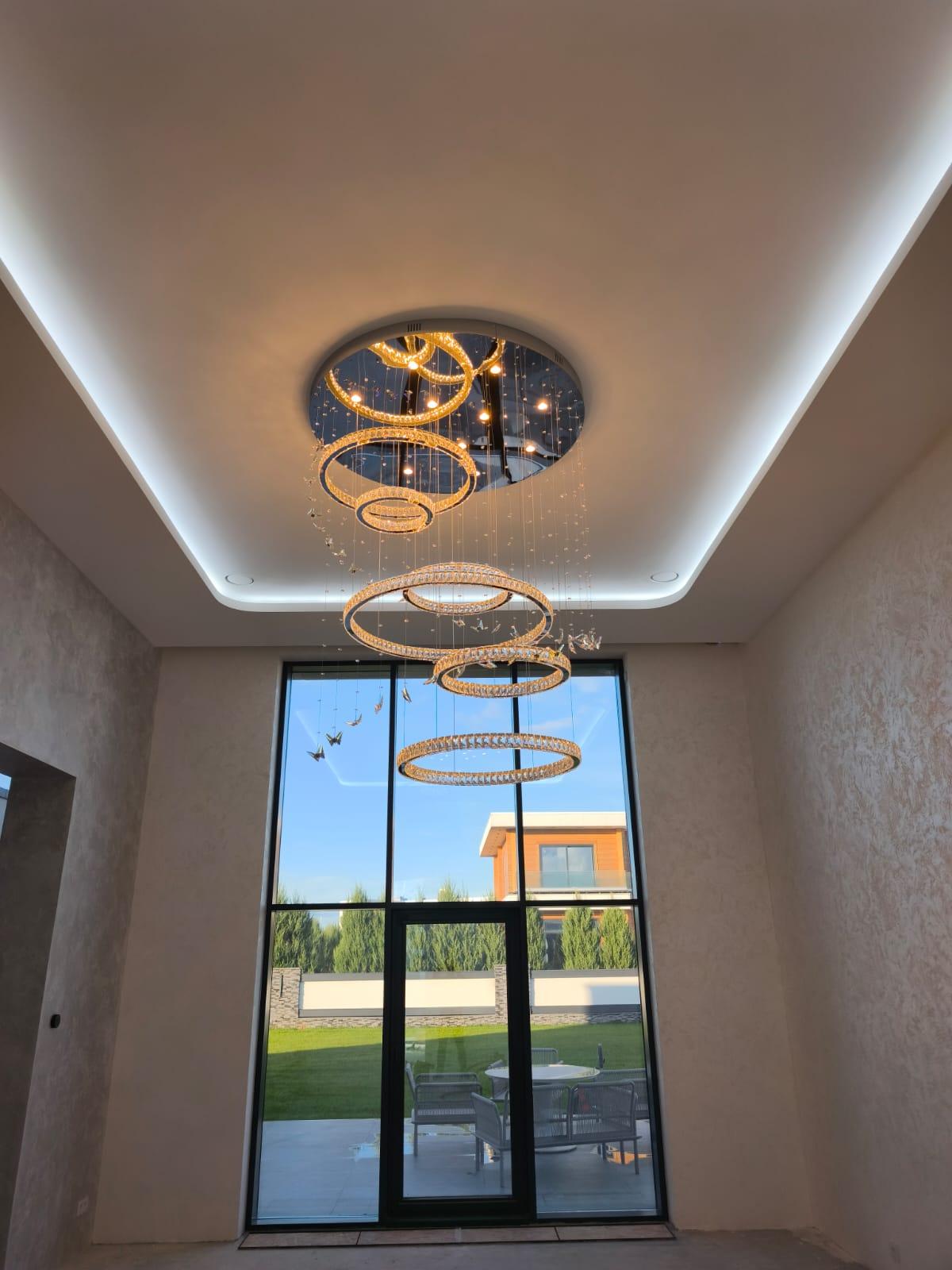 Монтаж электрики в доме за городом