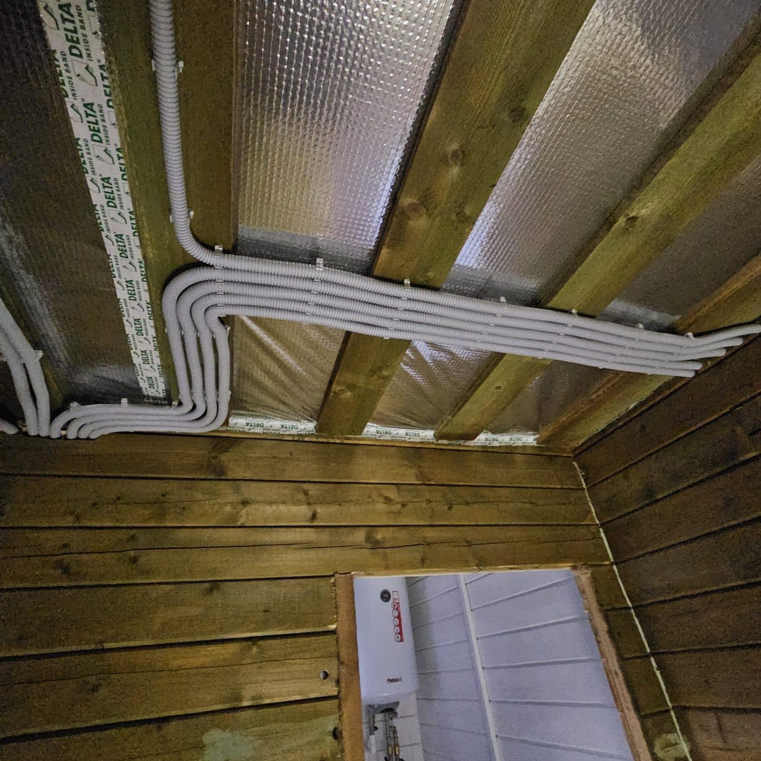 Монтаж электрики в деревянном доме