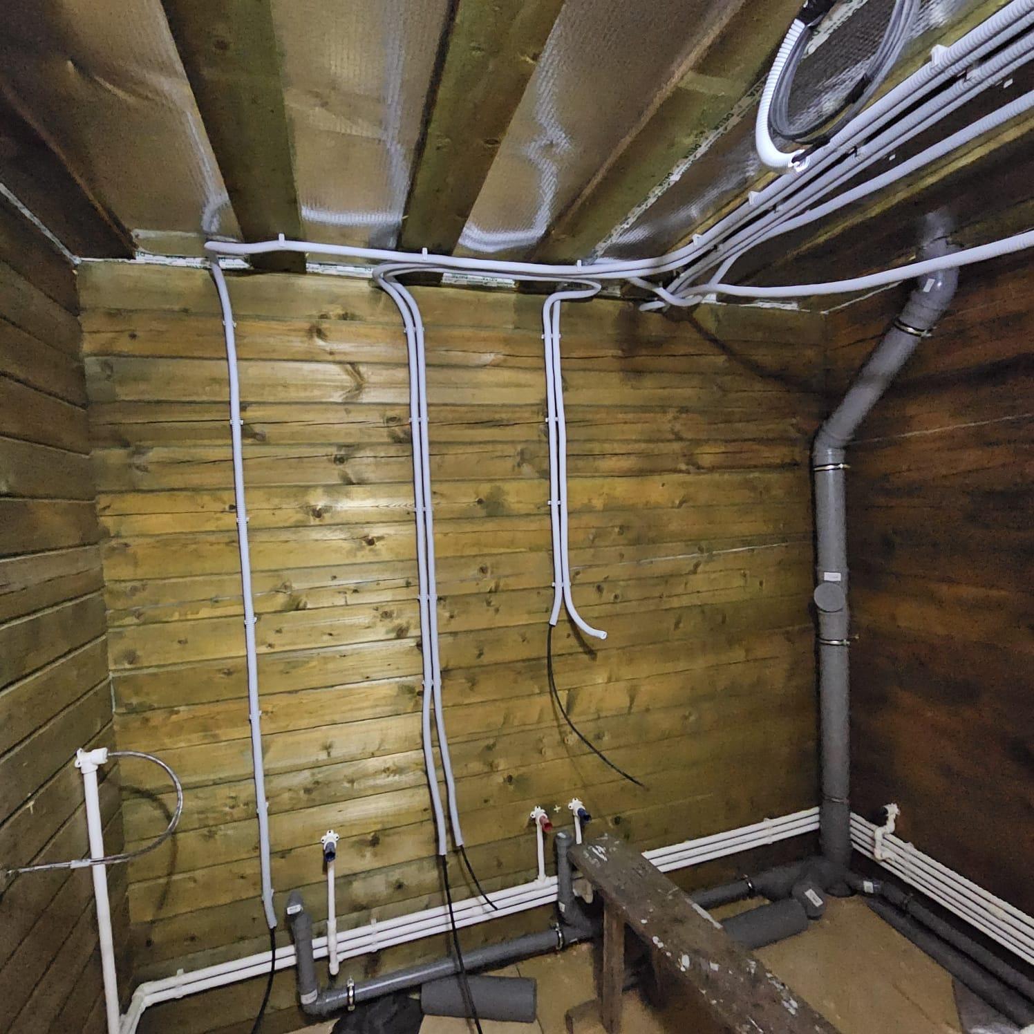 Монтаж электрики в деревянном доме