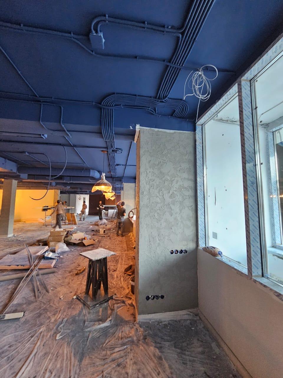 Монтаж электрики в коммерческом помещении