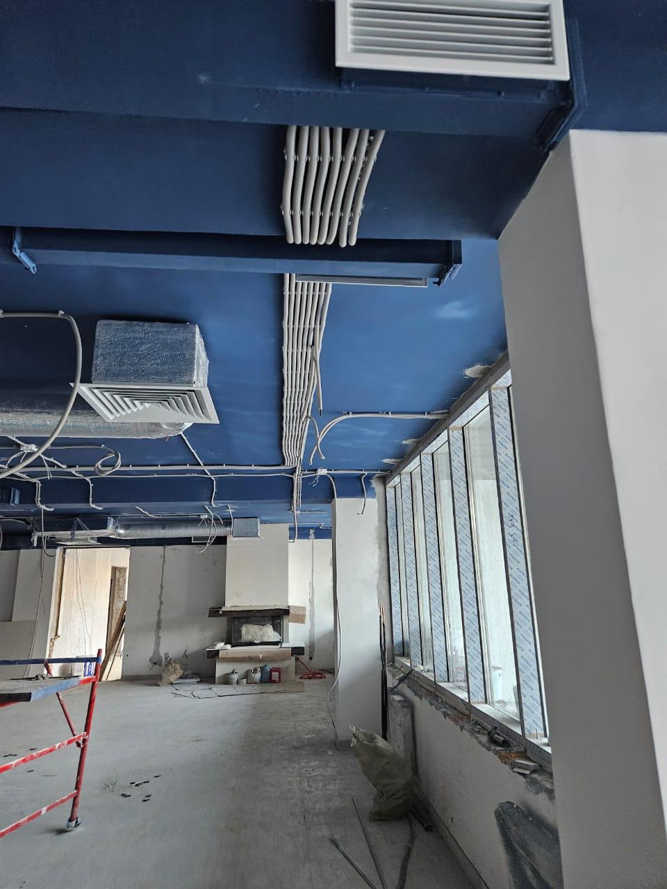 Разводка элктрики в коммерческом помещении 2