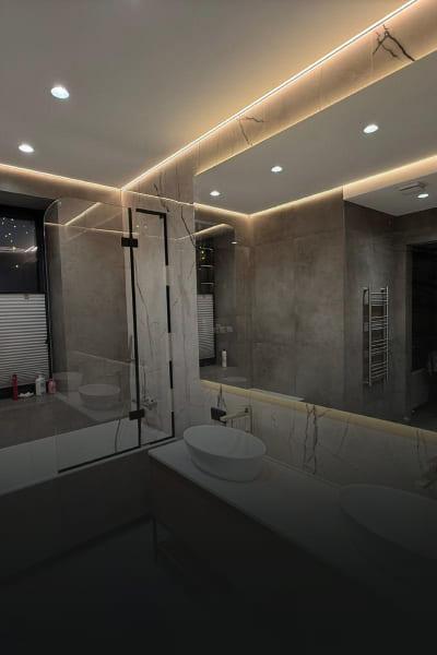 Зеркало с подсветкой ванную комнату