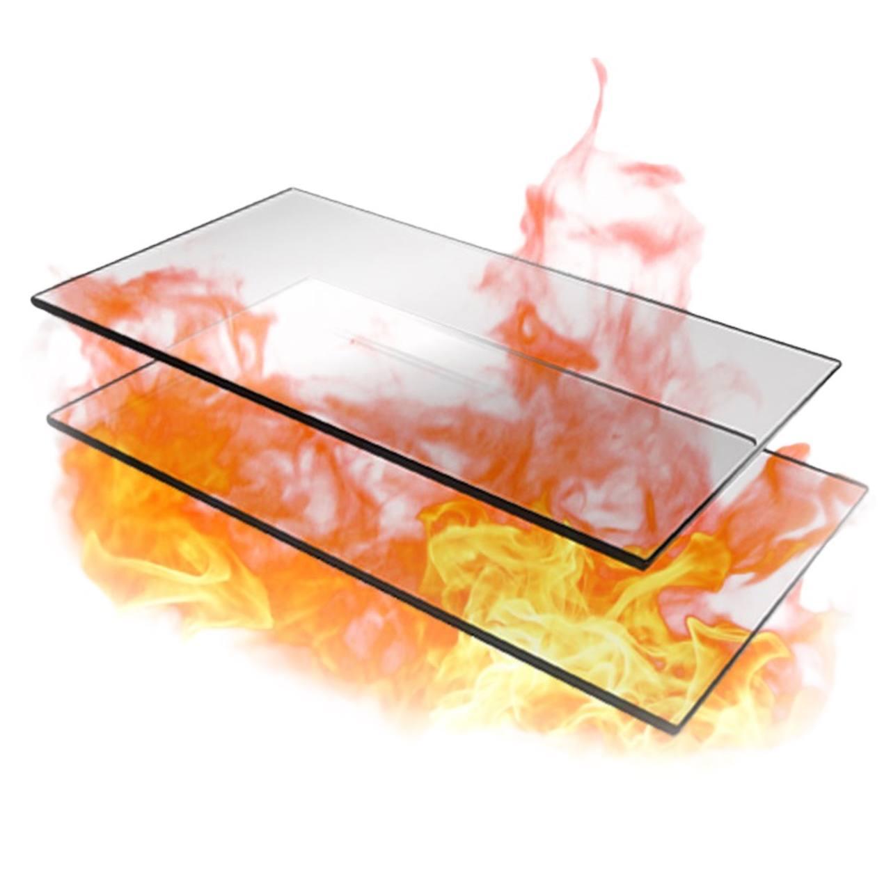 Стекло для каминов