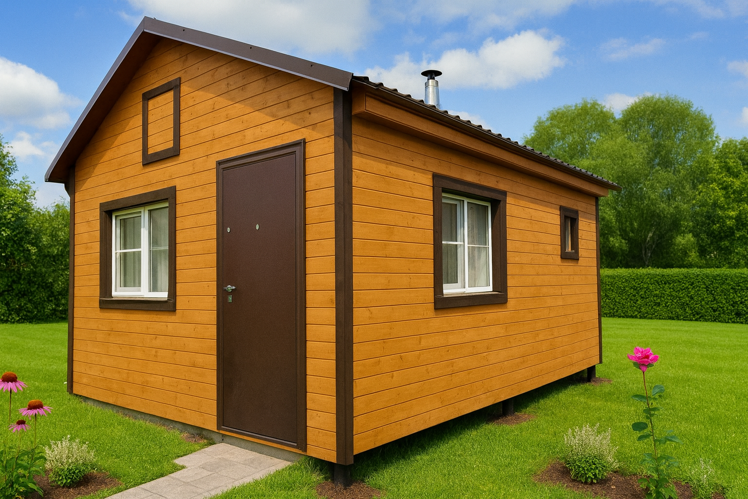 Баня 4х6  без веранды