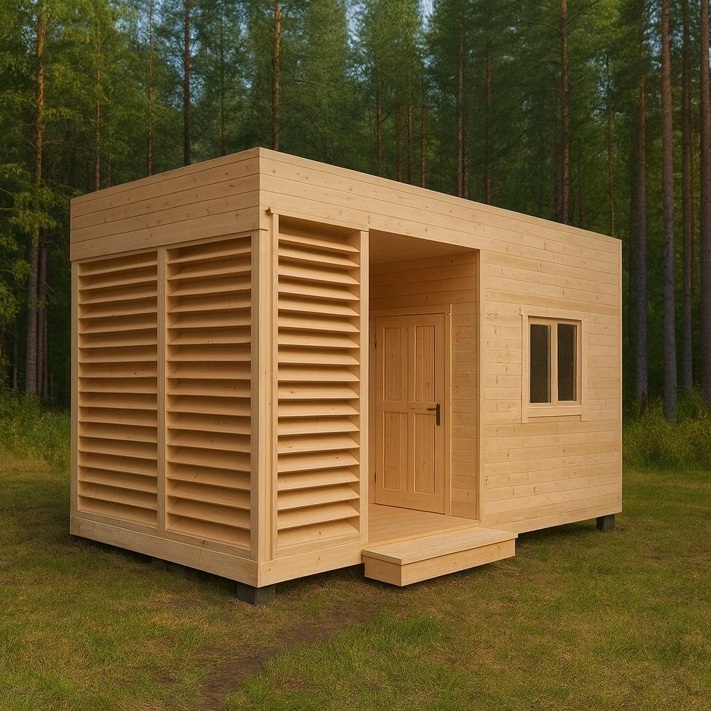 Баня 4х6  без веранды