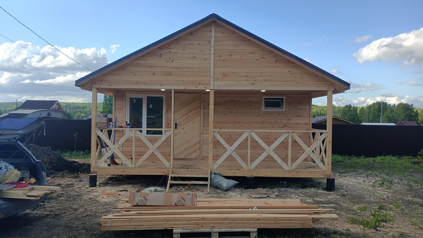 Баня 4x4  без веранды