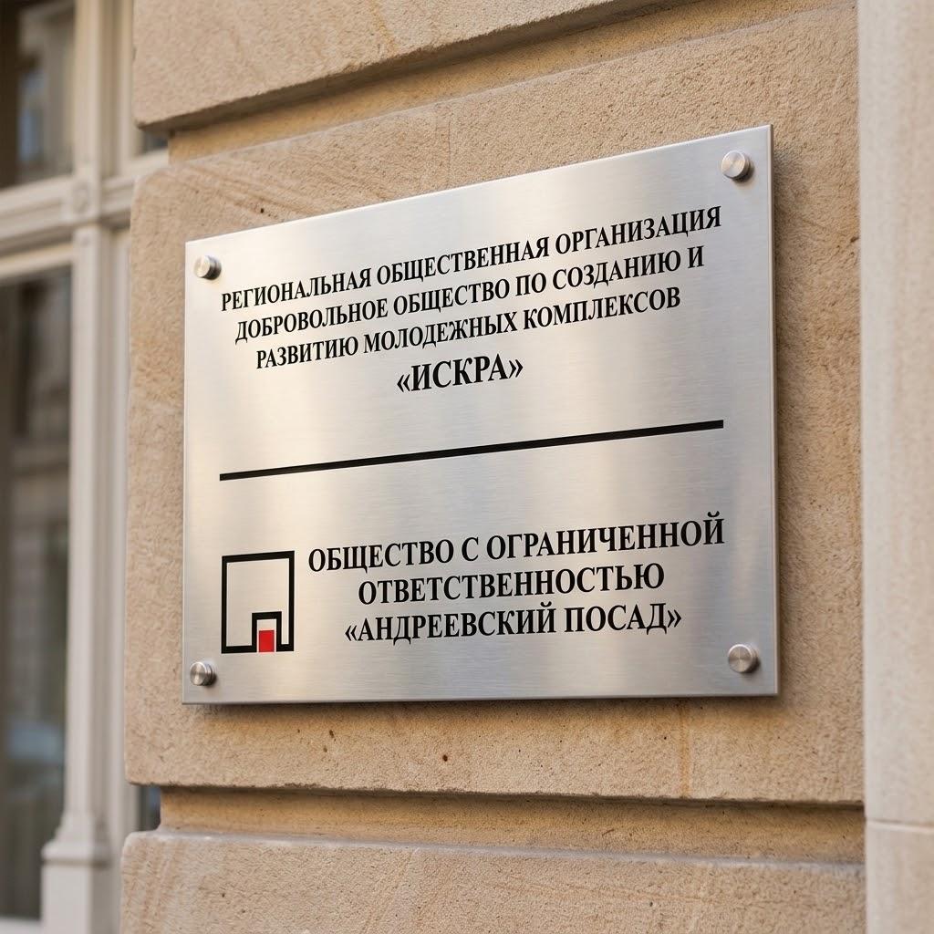 Металлические таблички