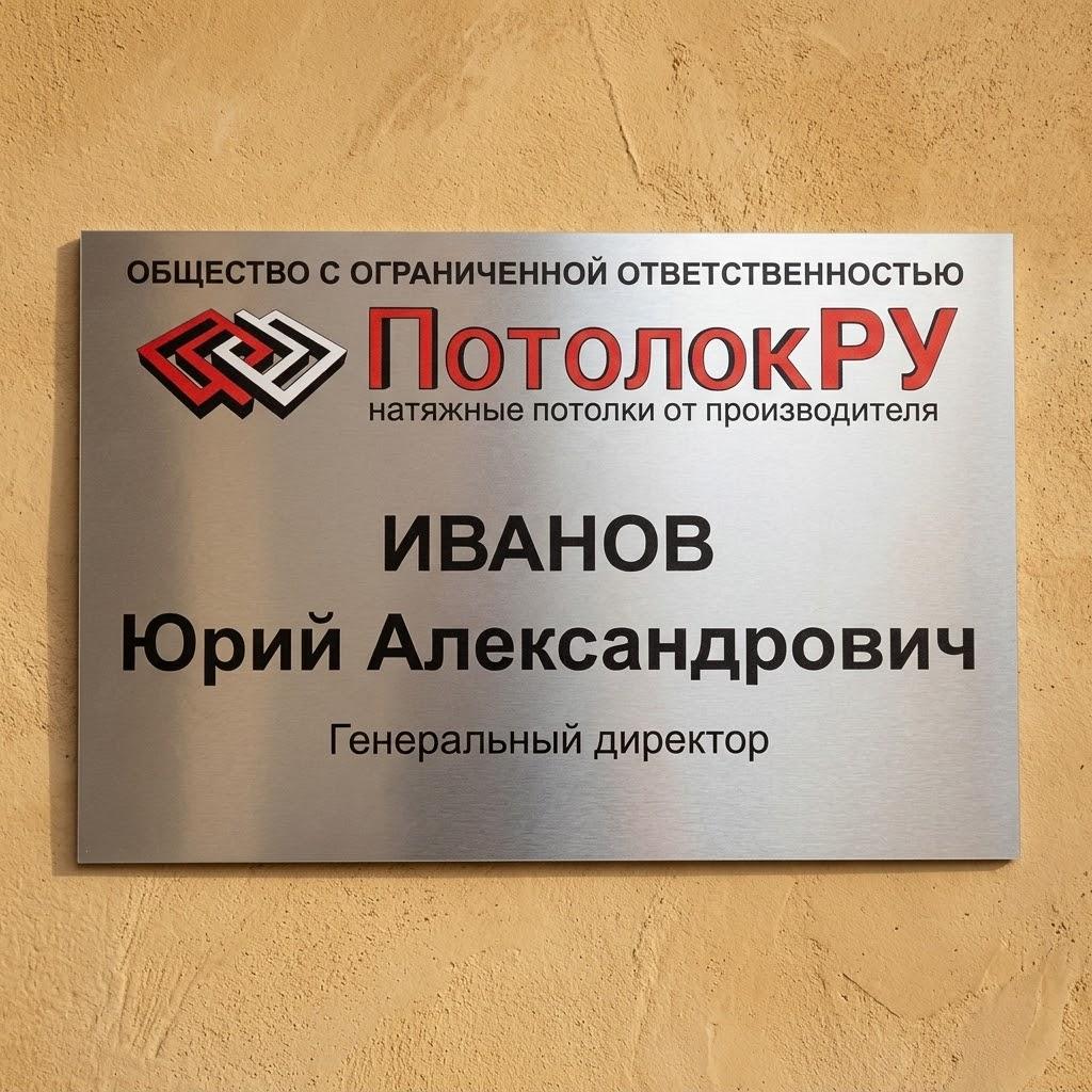 Пластиковые  таблички