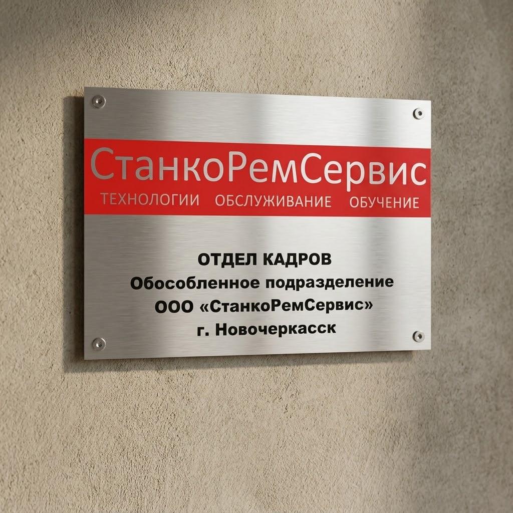 Металлические таблички
