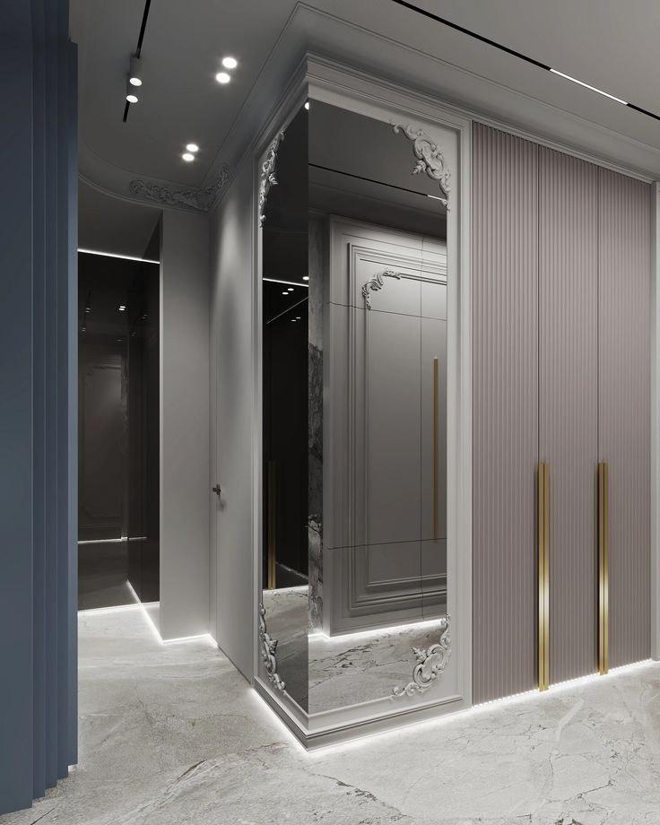 Стеклянная раздвижная перегородка в ванной комнате с плиткой — функциональное разделение пространства, подходит для любых стилей