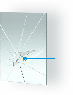 Обычное стекло — разбивается на острые осколки, представляет угрозу для здоровья. Не рекомендуется использовать в душевых кабинах и ванных комнатах Обычное стекло — разбивается на крупные острые и опасные осколки, не подходит для душевых кабин и перегородок в жилых помещениях