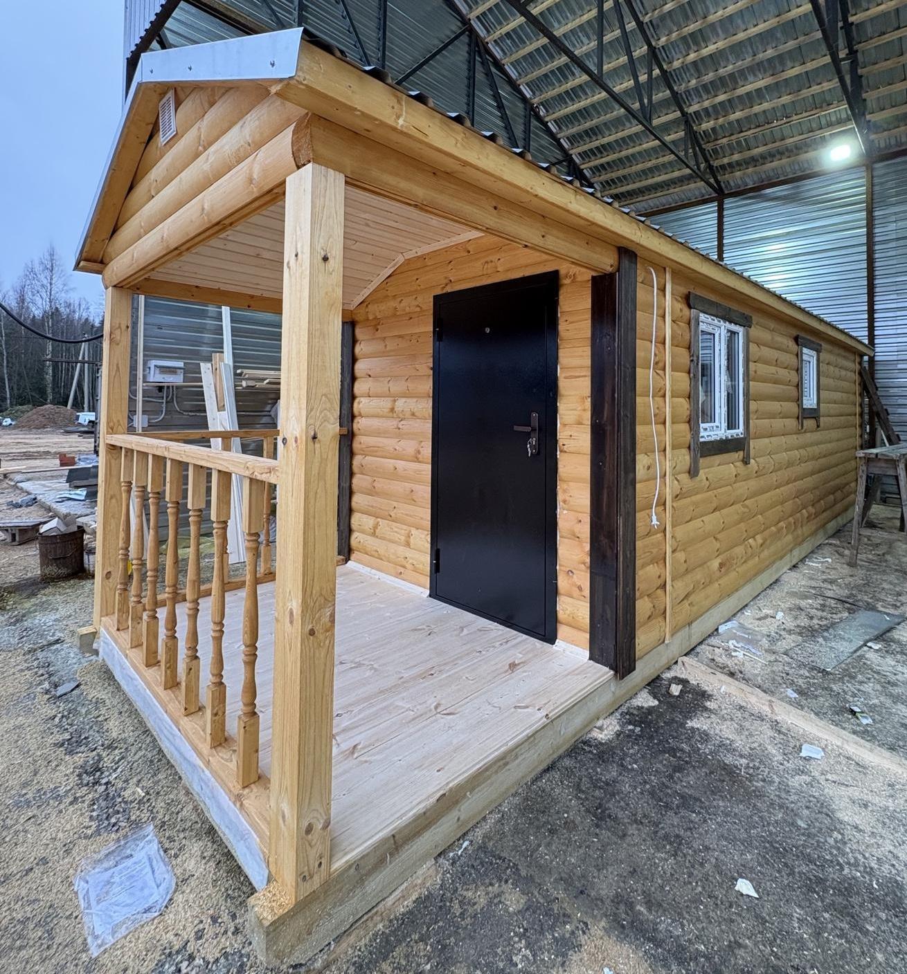 Мобильная баня из вагонки Мобильная баня из вагонки