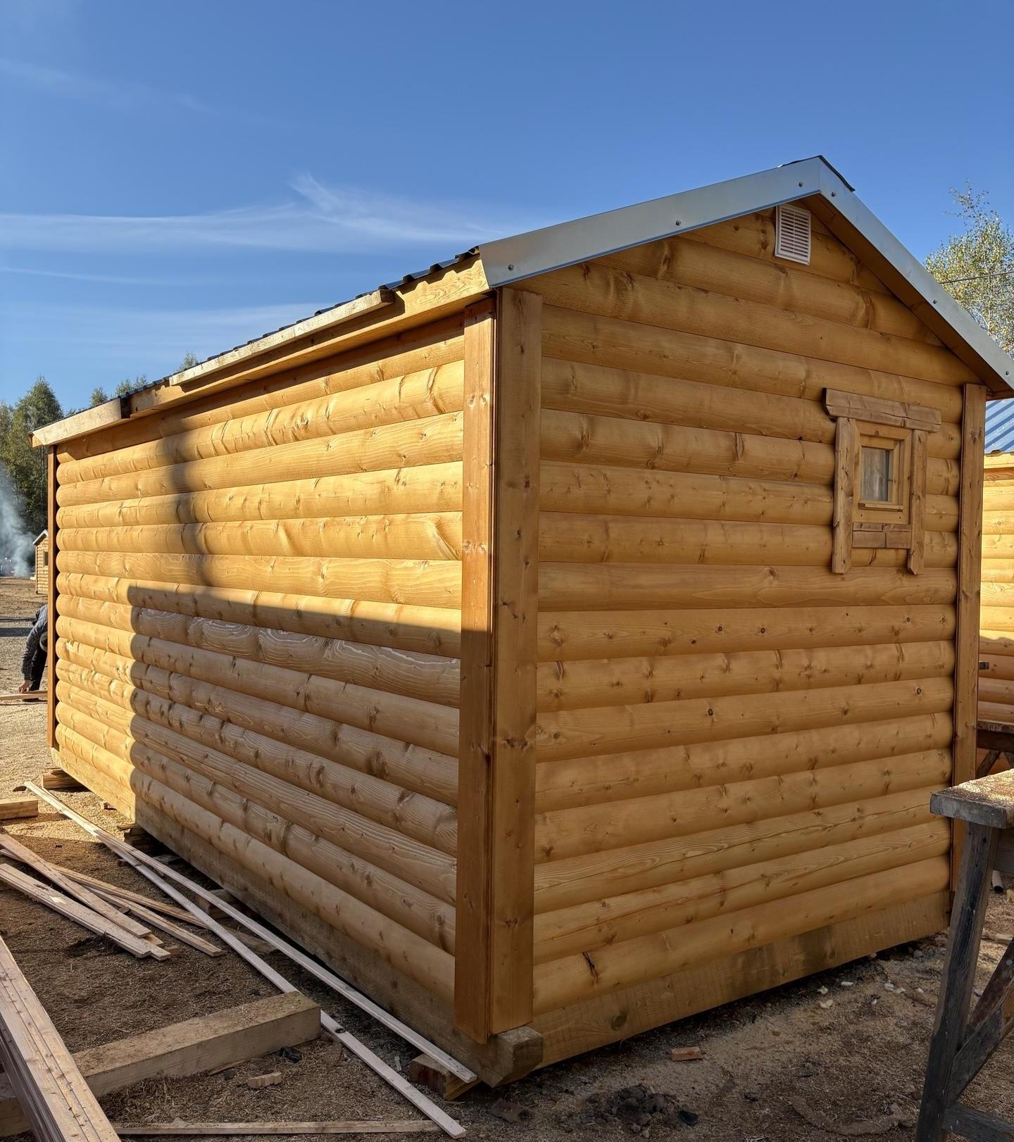 Мобильная баня из вагонки