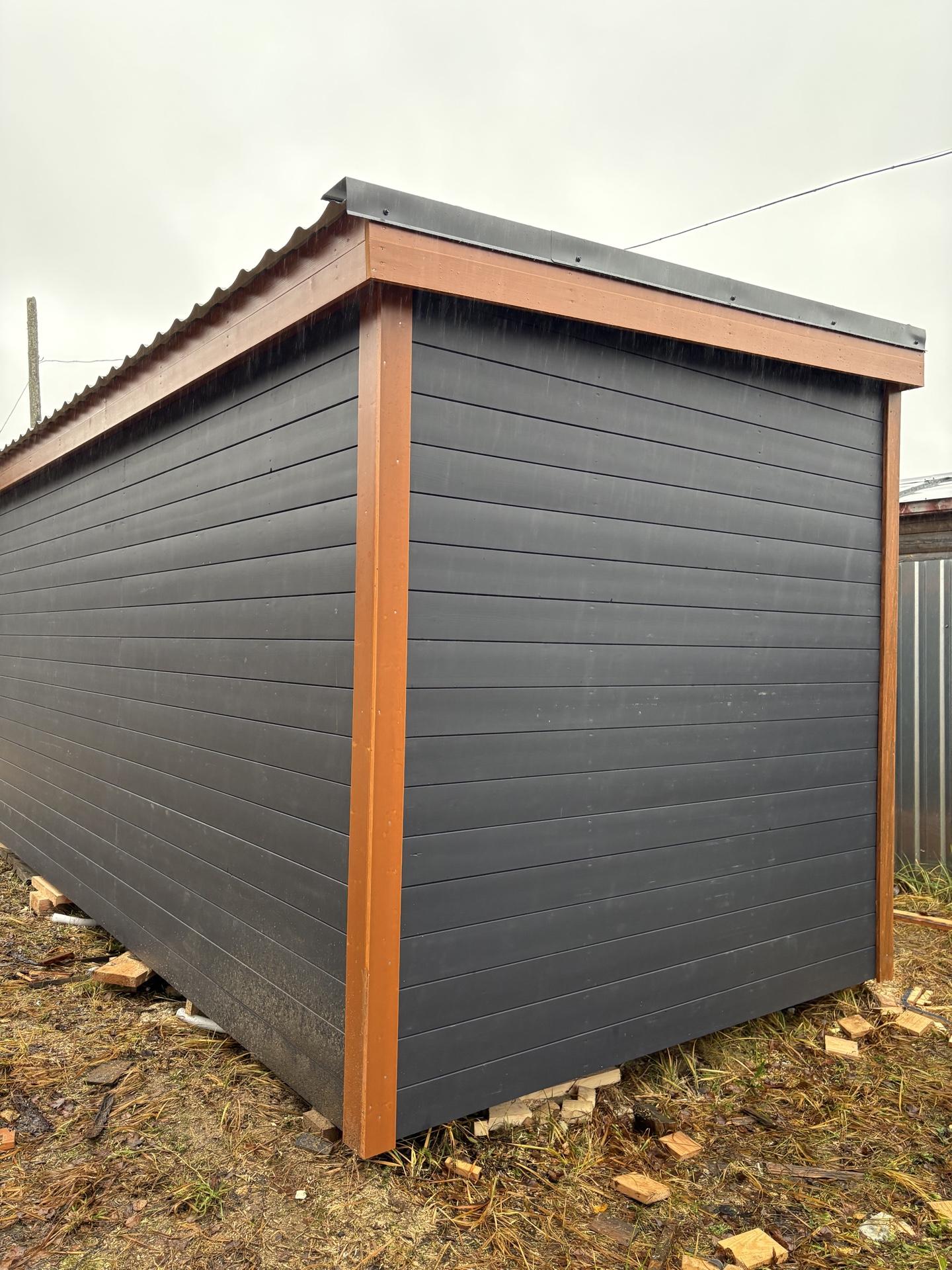 Мобильная баня из вагонки