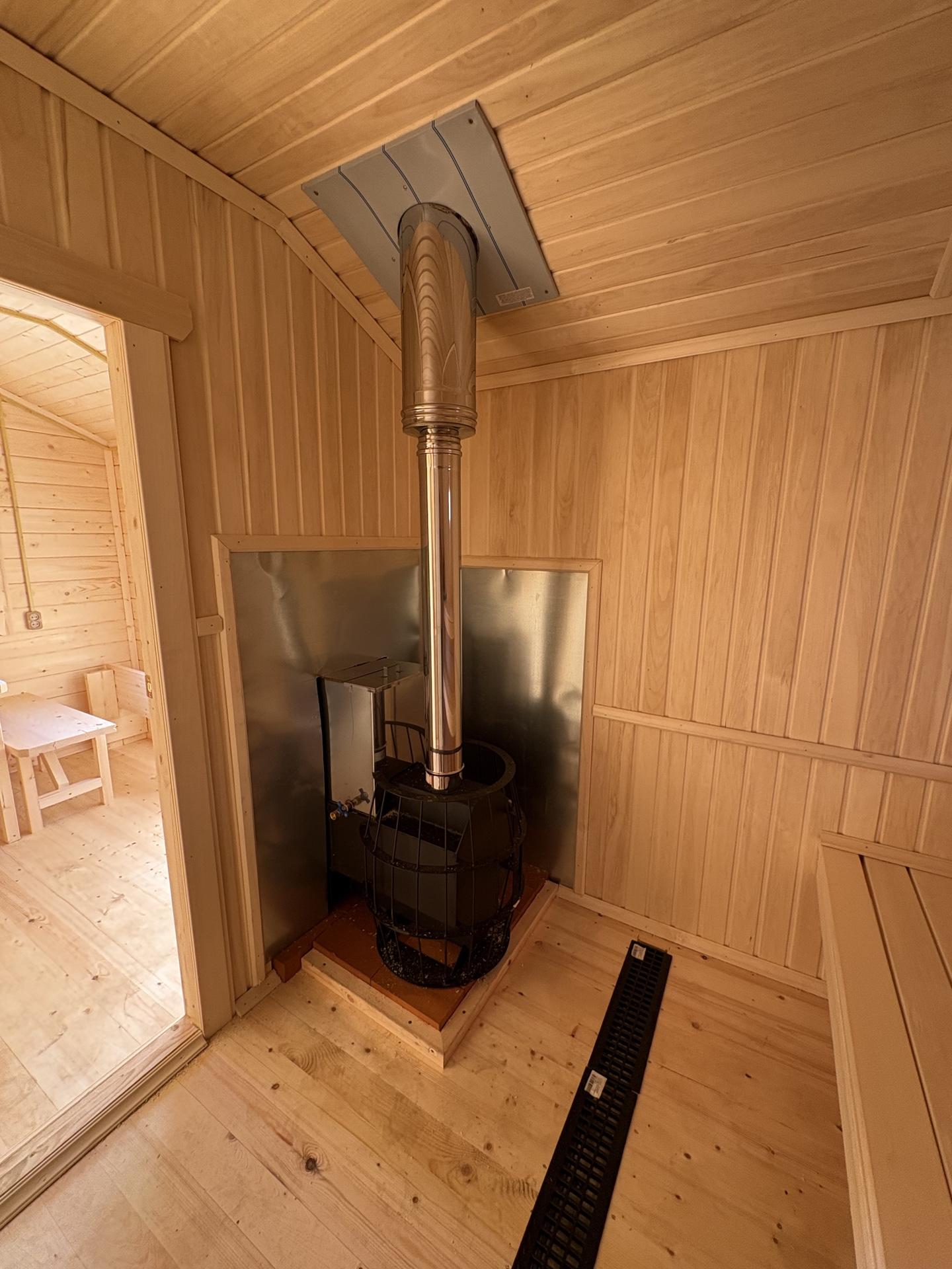 Мобильная баня из вагонки