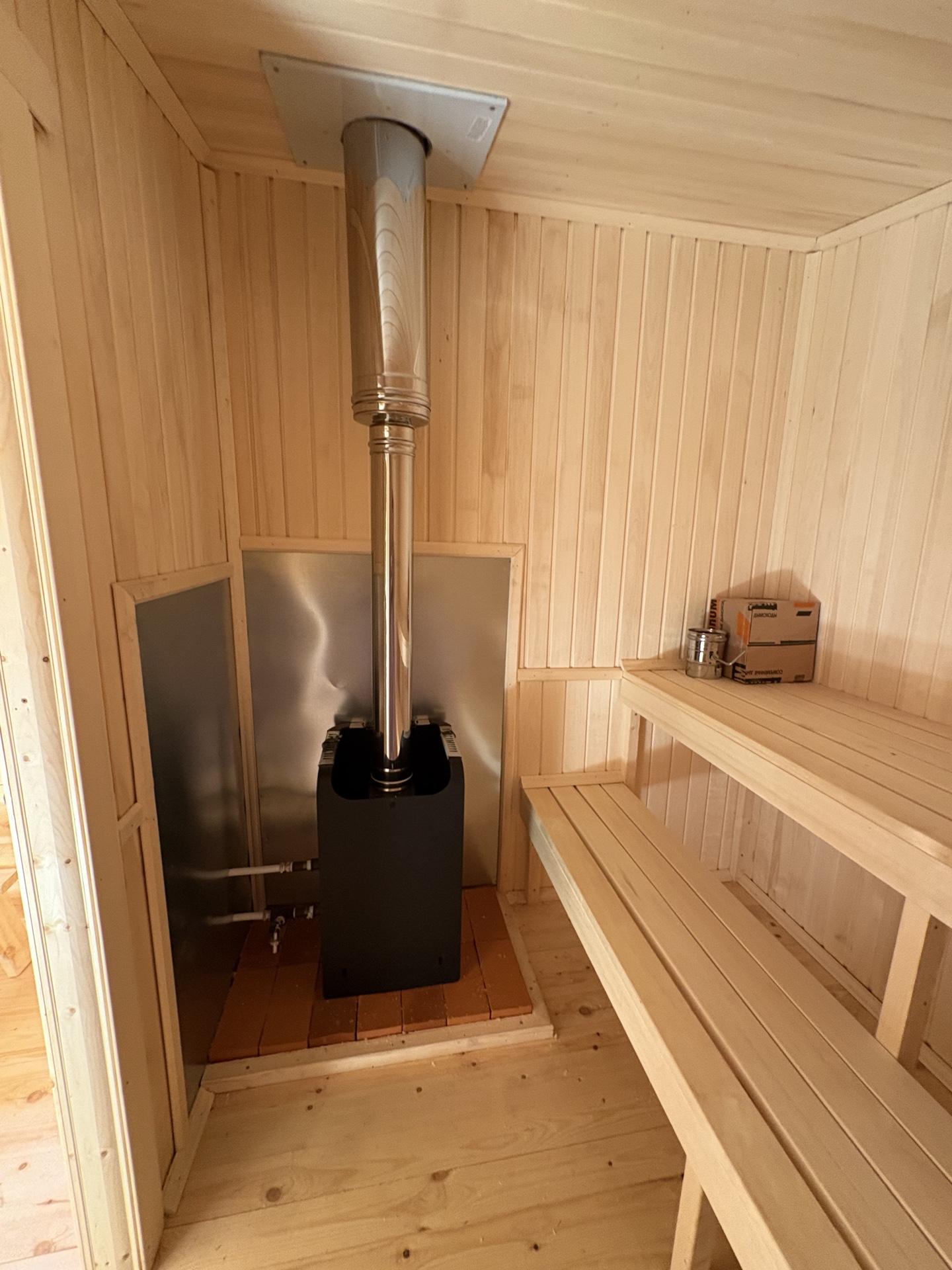 Мобильная баня из вагонки