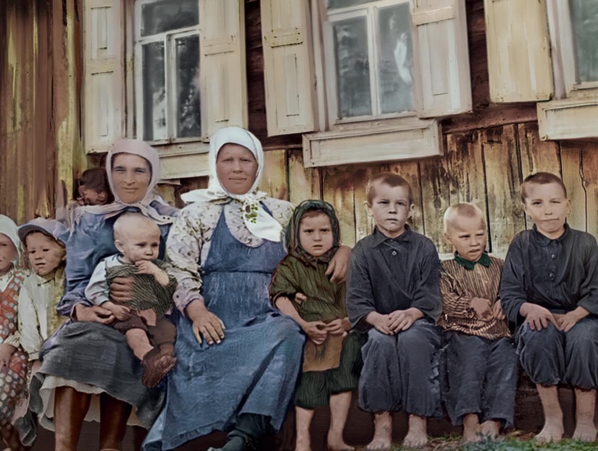 Реставрация старых фотографий до и после