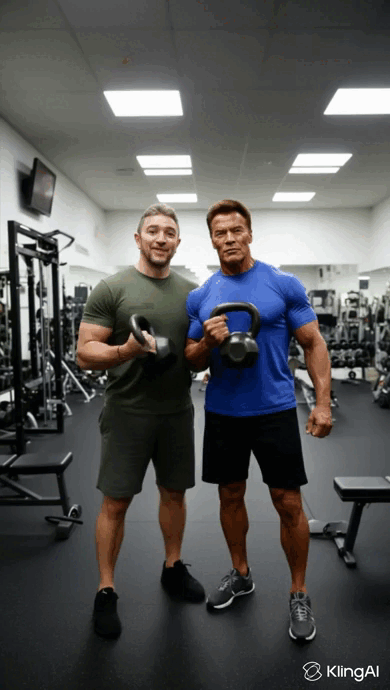 Вадим Куценко и Арнольд Шварценеггер