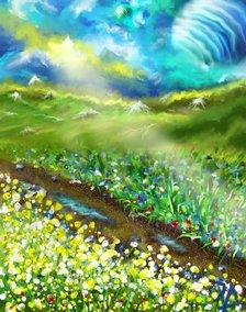 Путь через цветы