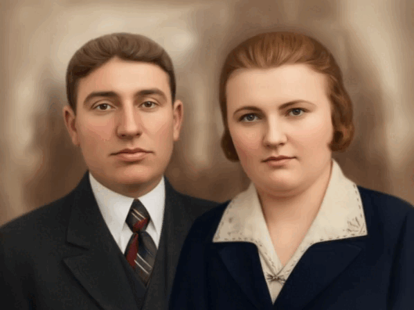 Реставрация старых фотографий до и после