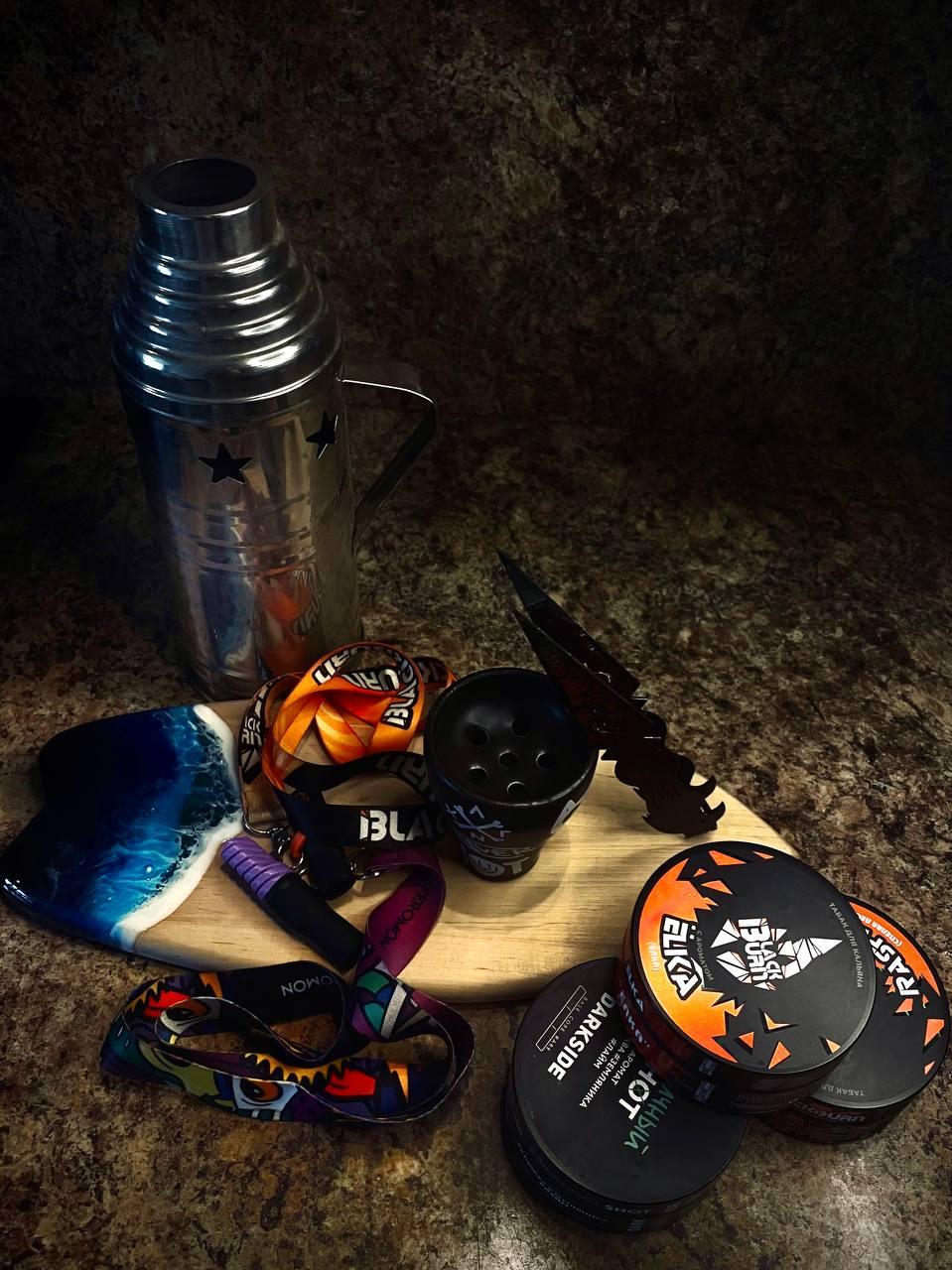 Мундштук, колпак и щипцы от кальяна