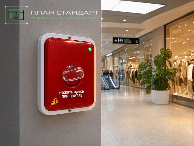Обеспечение безопасности при эвакуации из торгового центра