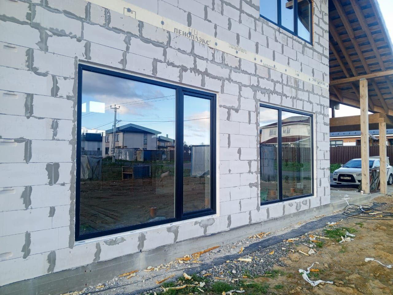 панорманые, затемненные окна