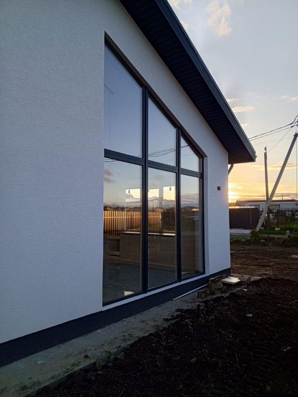 панорамное окно "трапеция"