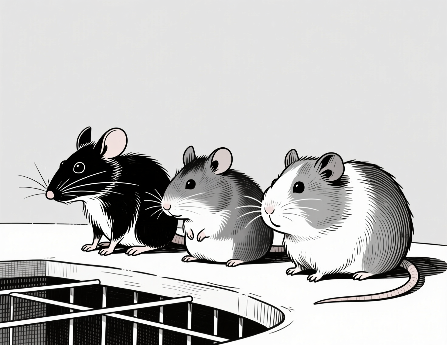 Маленькие домашние животные — крыса, хомяк и морская свинка