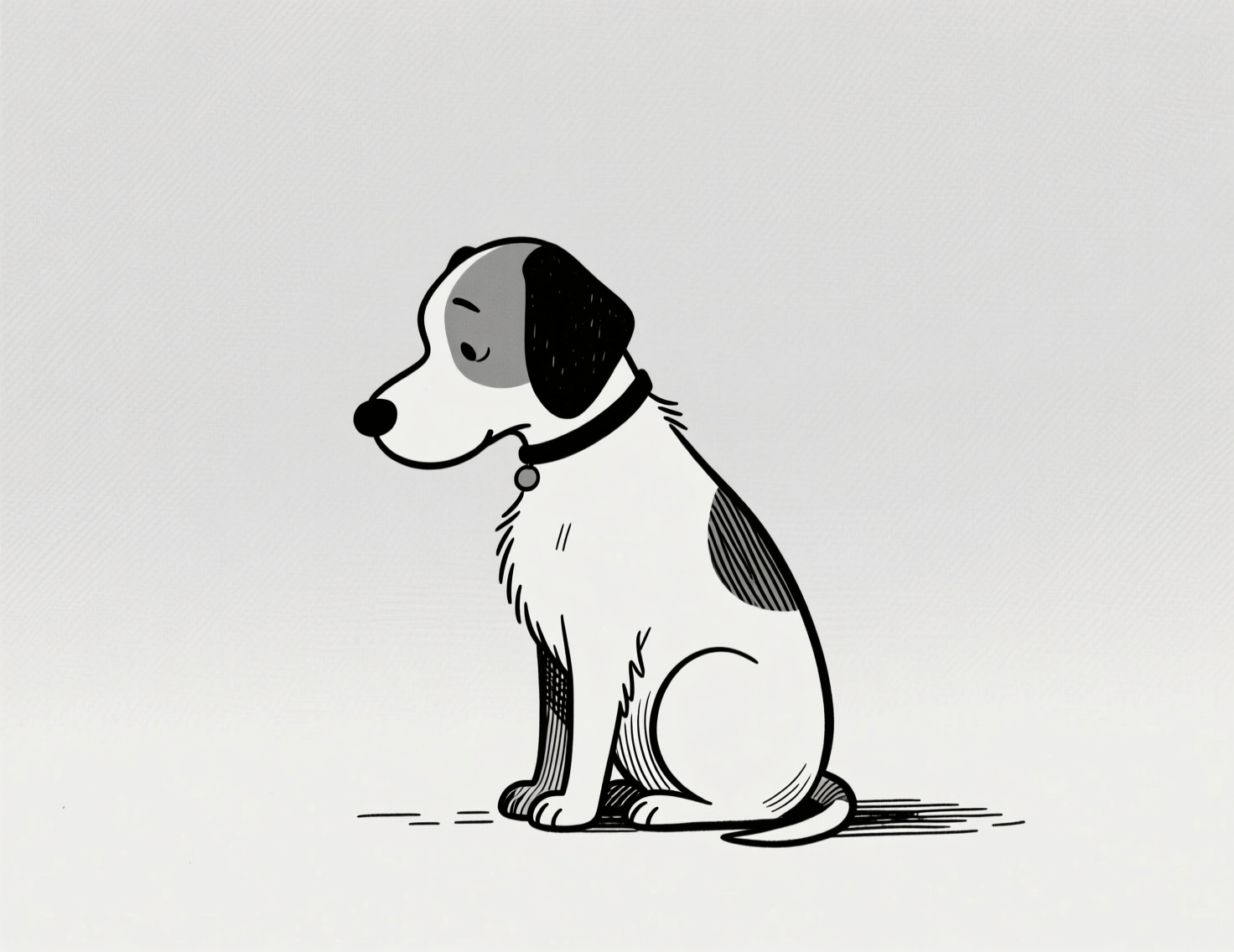 Джек рассел терьер сидит и смотрит влево — преданный питомец, нуждающийся в заботе