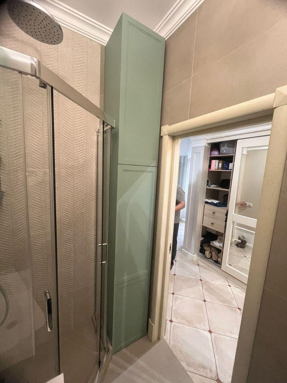 Навесная тумба для ванной комнаты