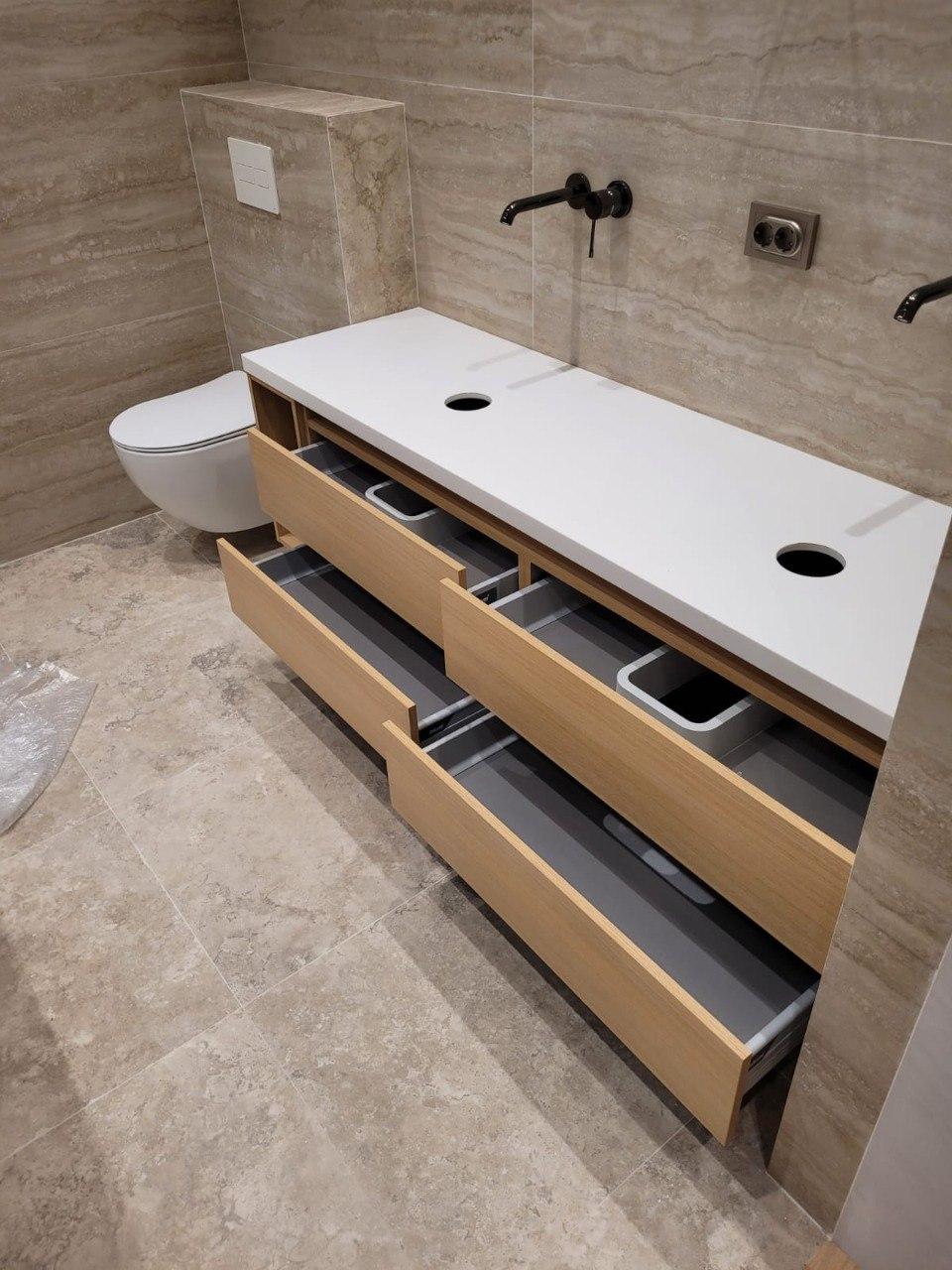 Мебель для ванной комнаты на заказ 