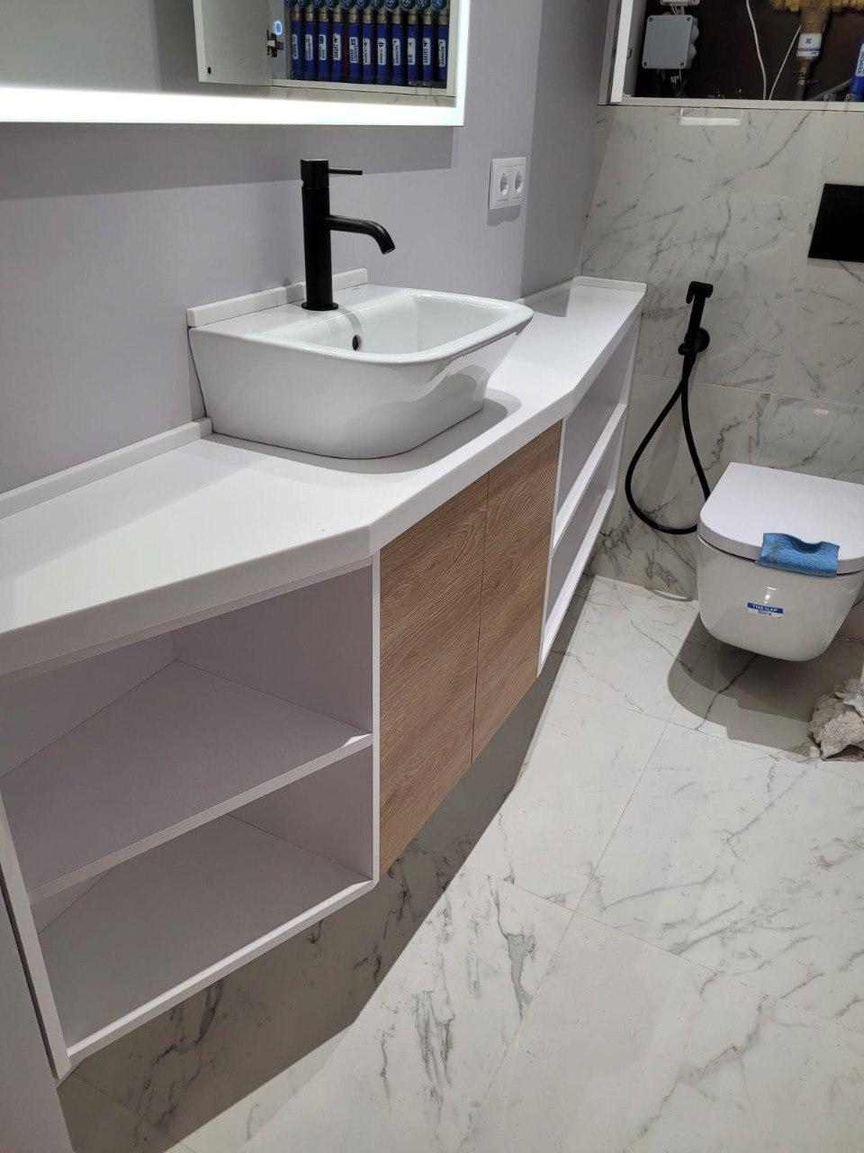 Мебель для ванной на заказ 