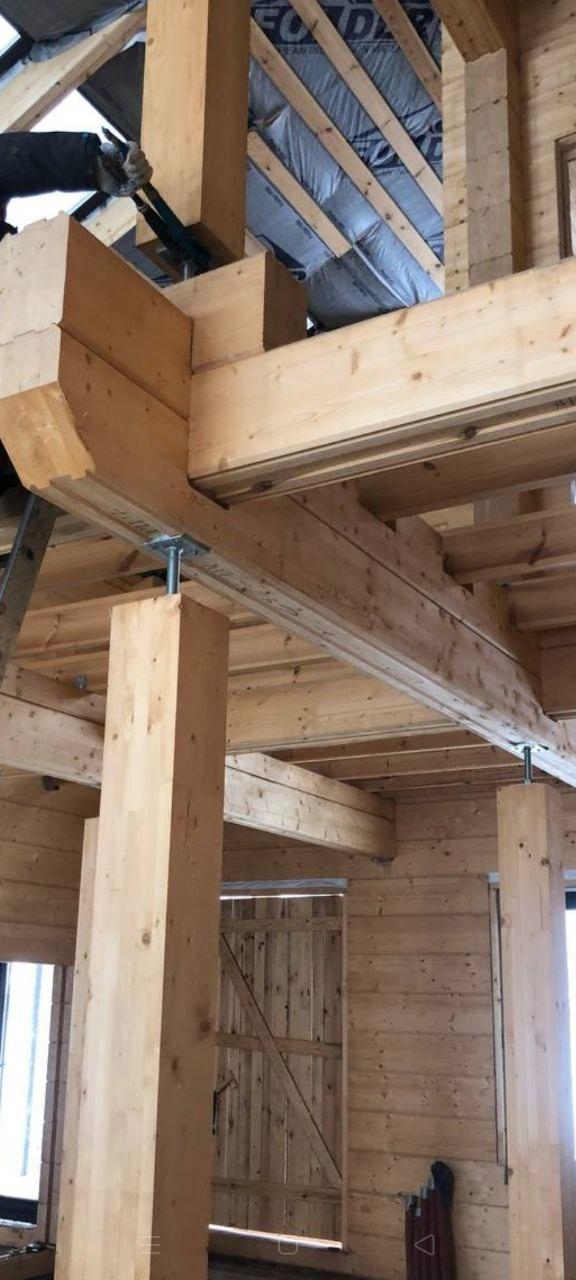 Техническое обслуживание (ТО) дома из клеёного бруса.