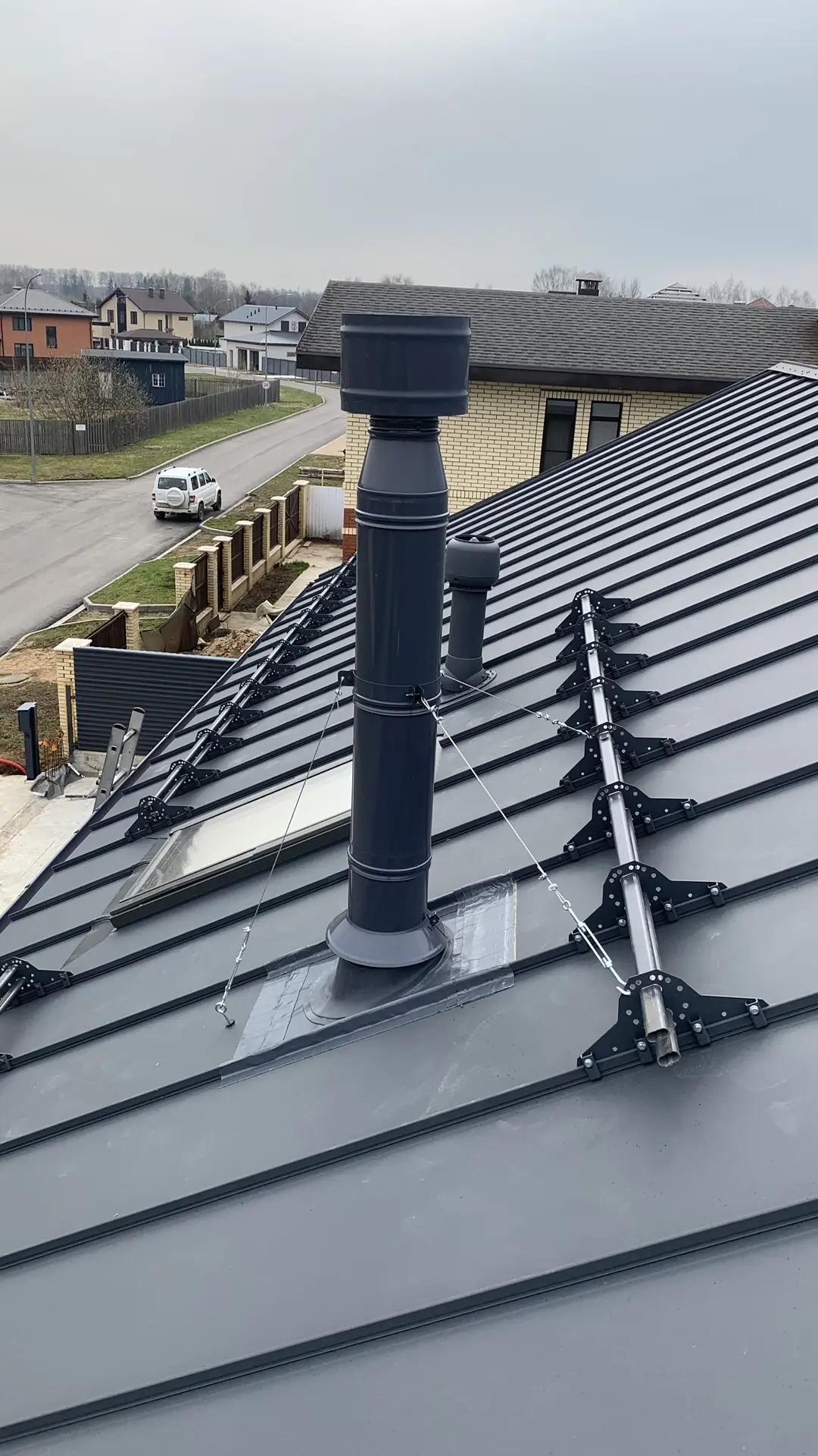 Монтаж газовой вентиляции.