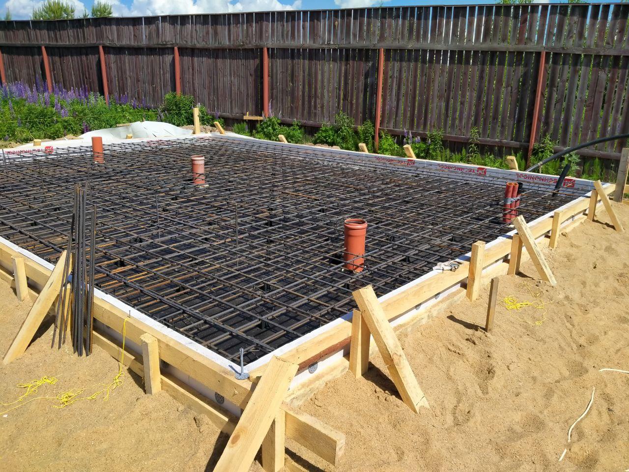 Устройство монолитных железобетонных фундаментов. Устройство монолитных железобетонных фундаментов.