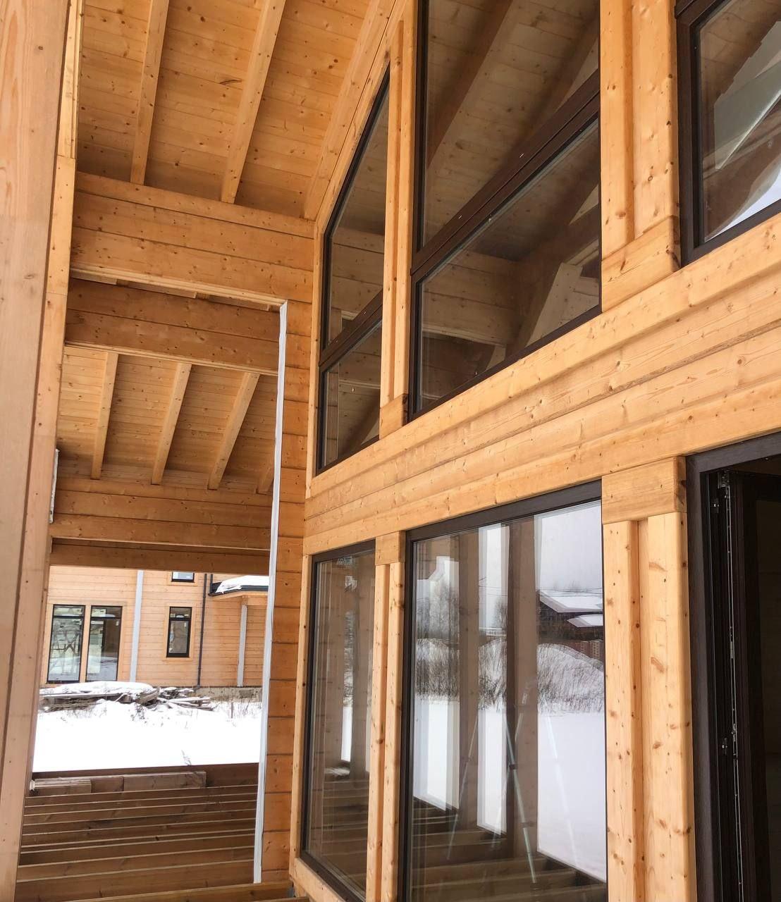 Техническое обслуживание (ТО) дома из клеёного бруса.