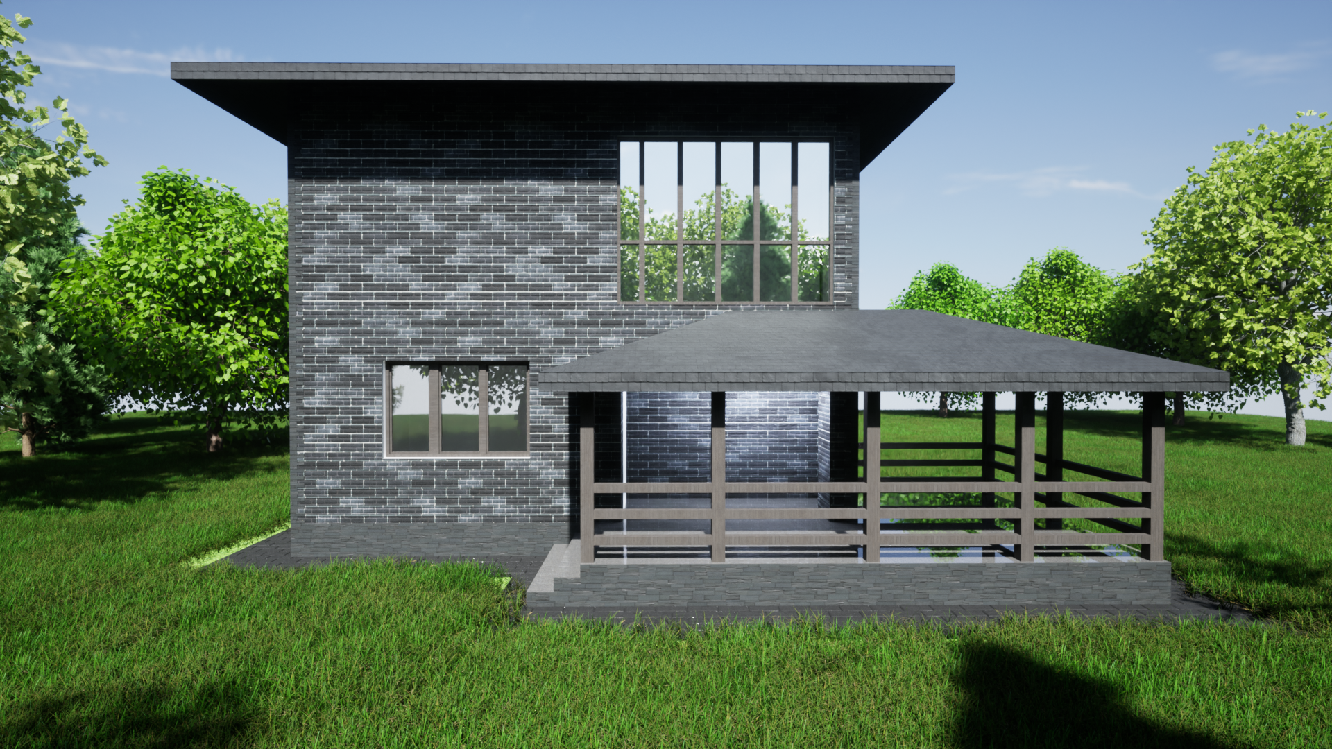 БАУПРОФИС | Жилой двухэтажный дом из керамических блоков КФК-133 БАУПРОФИС | Жилой двухэтажный дом из керамических блоков КФК-133