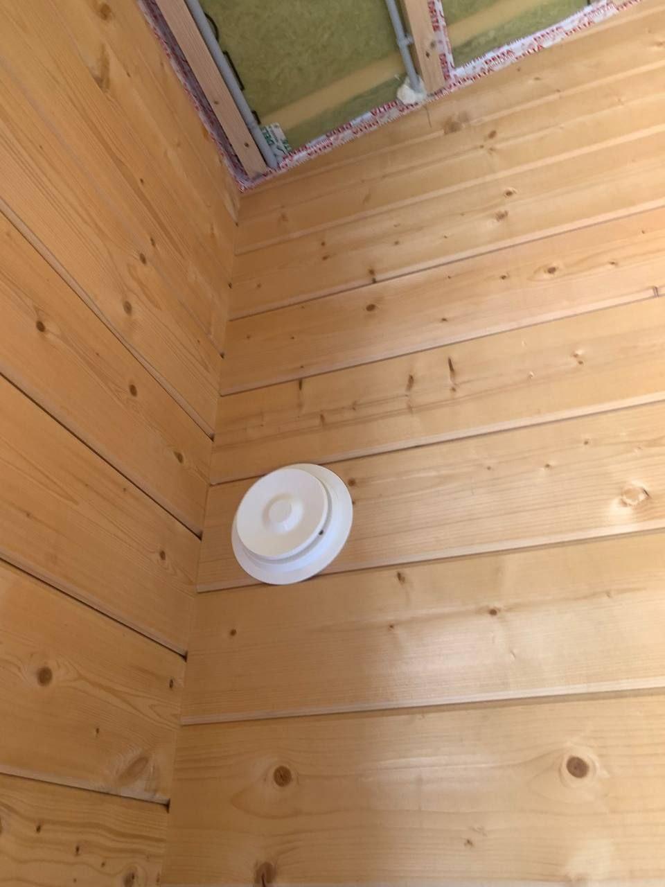 Монтаж вентиляционных проходных элементов и газовой вентиляции.