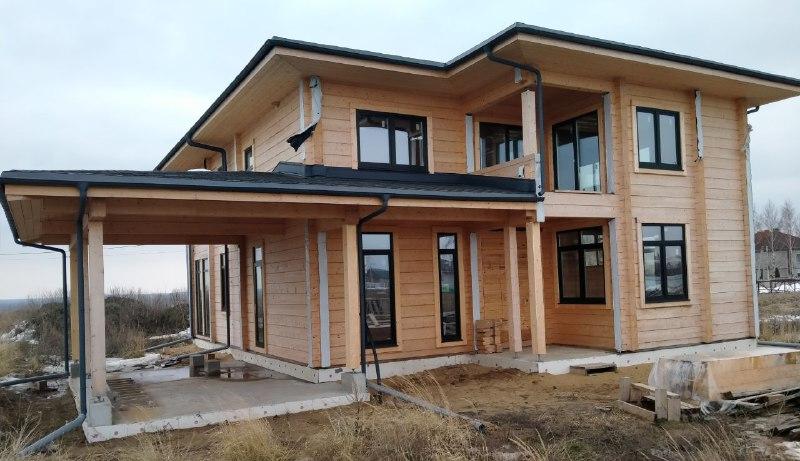 Строительство домов из клеёного бруса