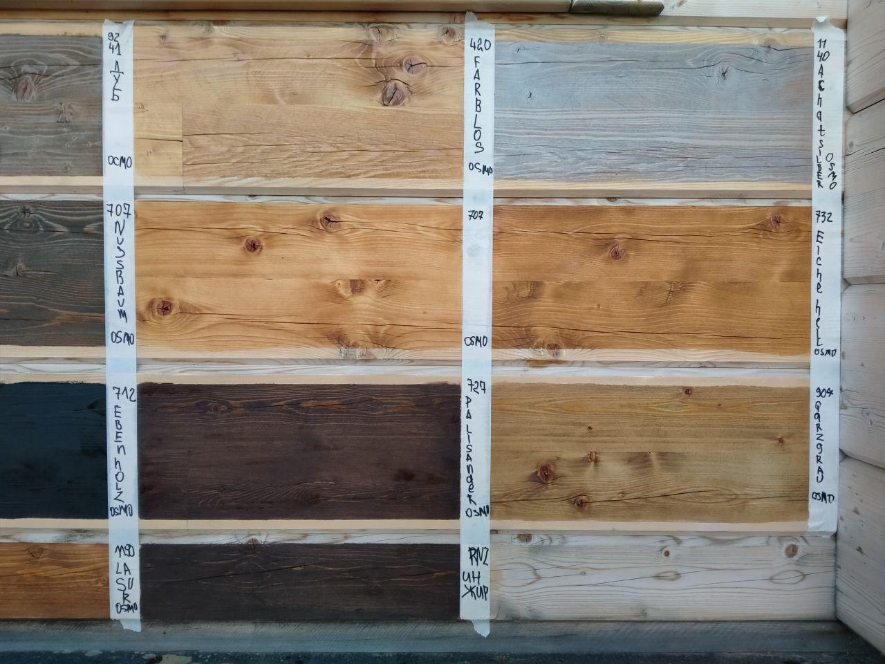 Выкрасы на стене брусового дома. Масло PNZ. Выкрасы на стене брусового дома. Масло PNZ.