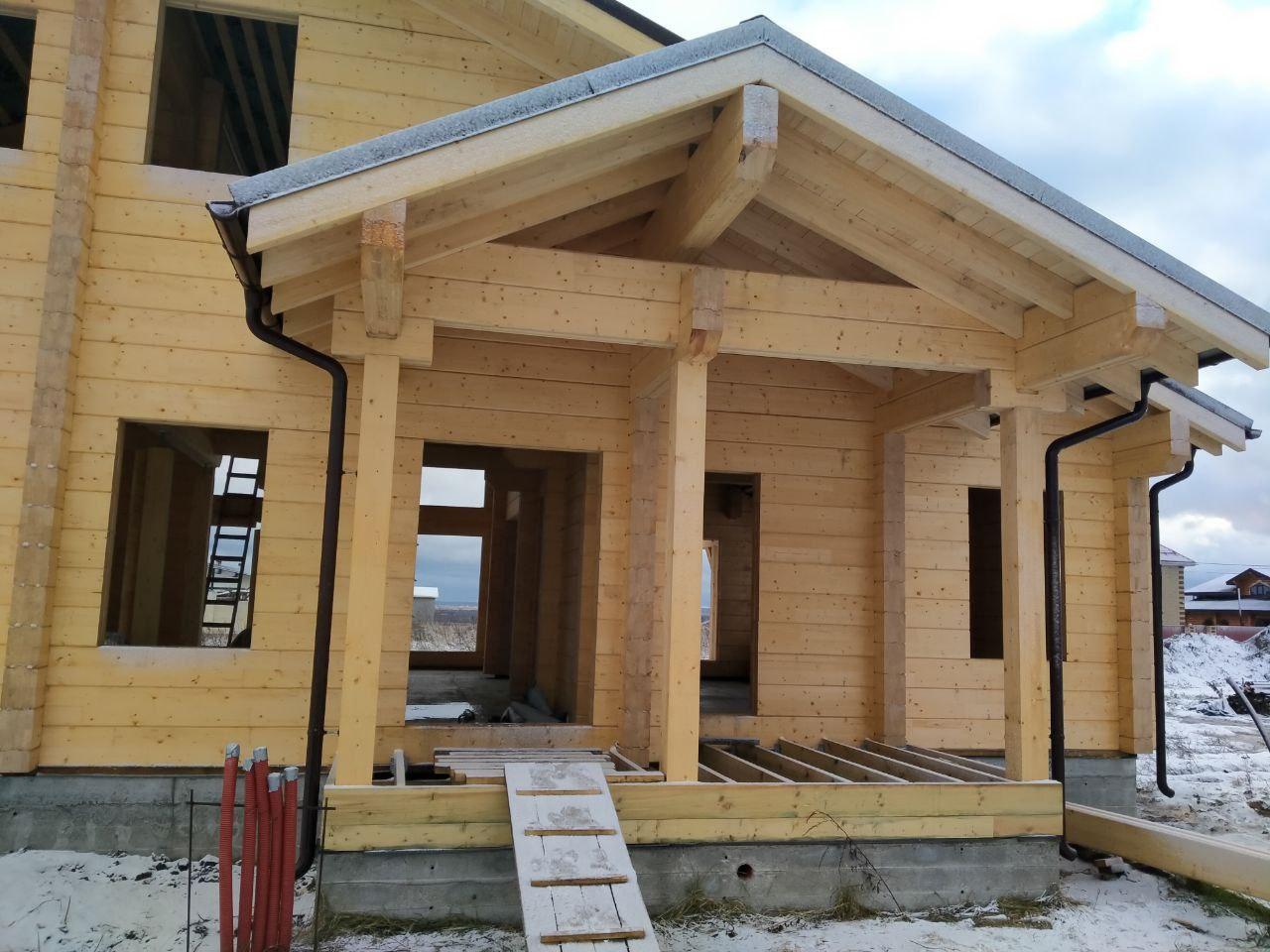 Строительство домов из клеёного бруса
