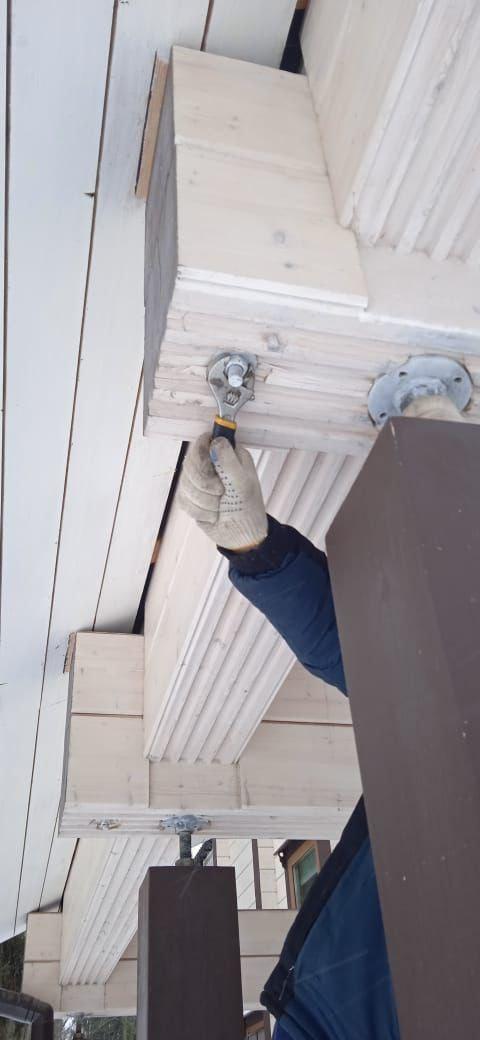 Техническое обслуживание (ТО) дома из клеёного бруса.