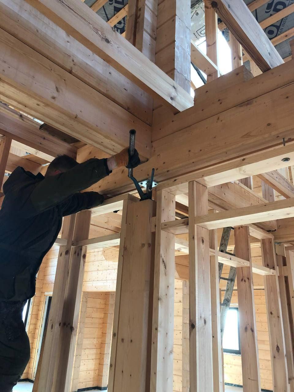 Техническое обслуживание (ТО) дома из клеёного бруса.