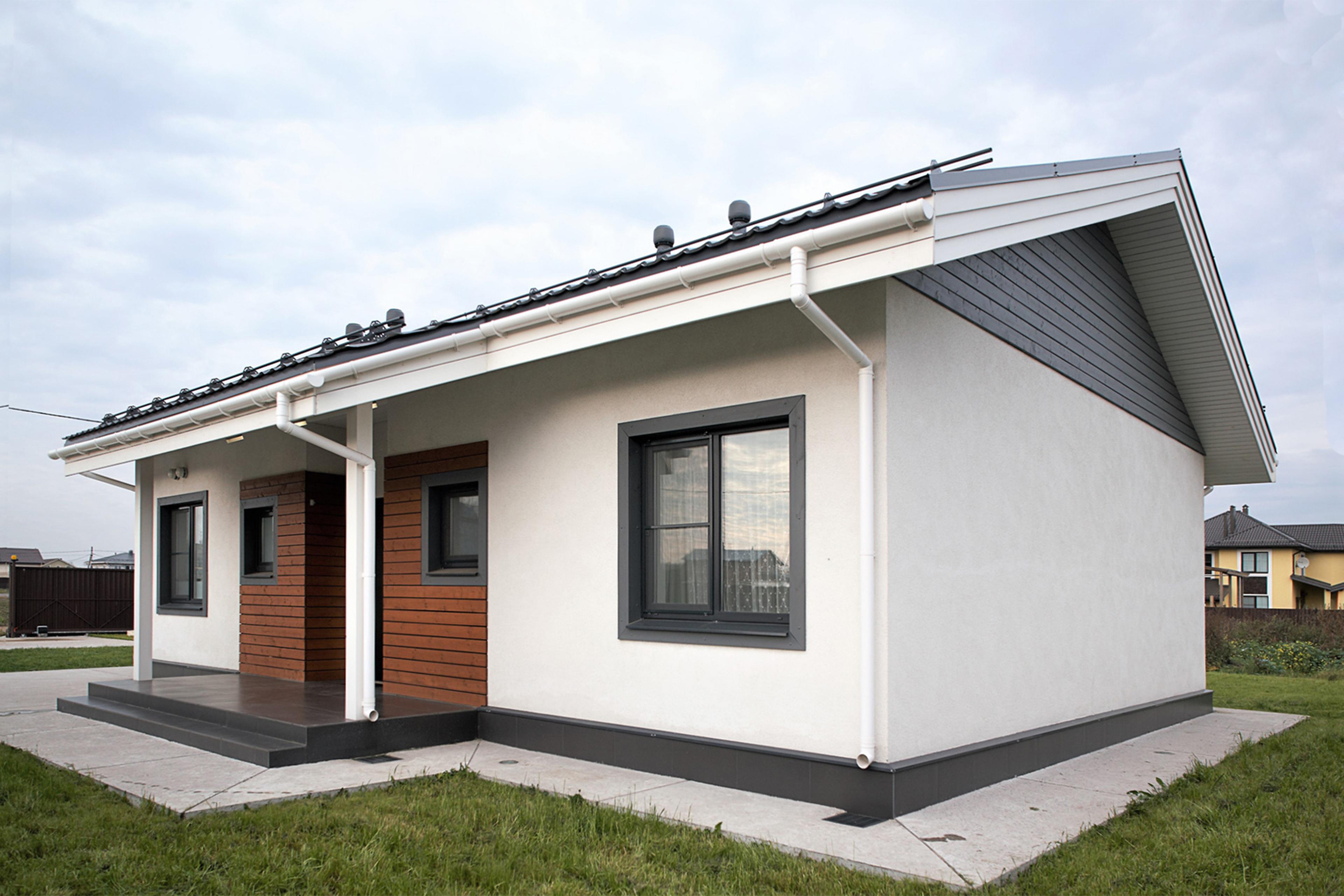 БАУПРОФИС | Одноэтажный жилой дом из керамических блоков площадью 98 м2.