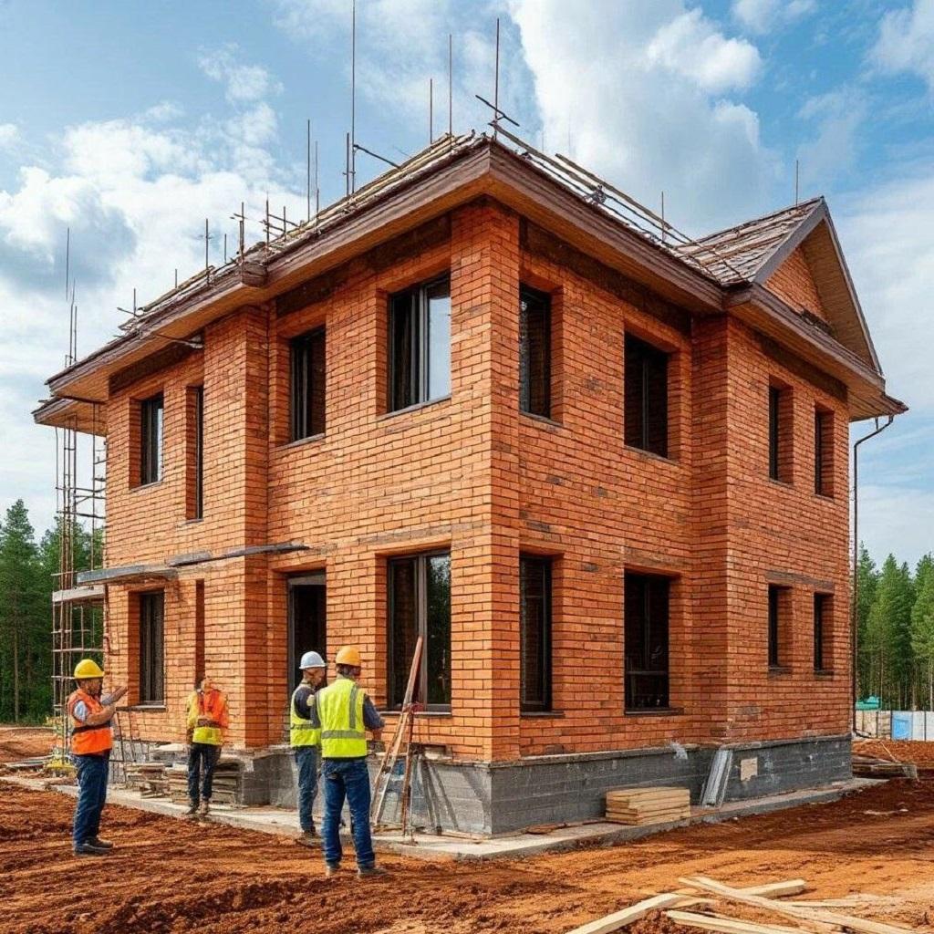 Строительство домов из керамических блоков.